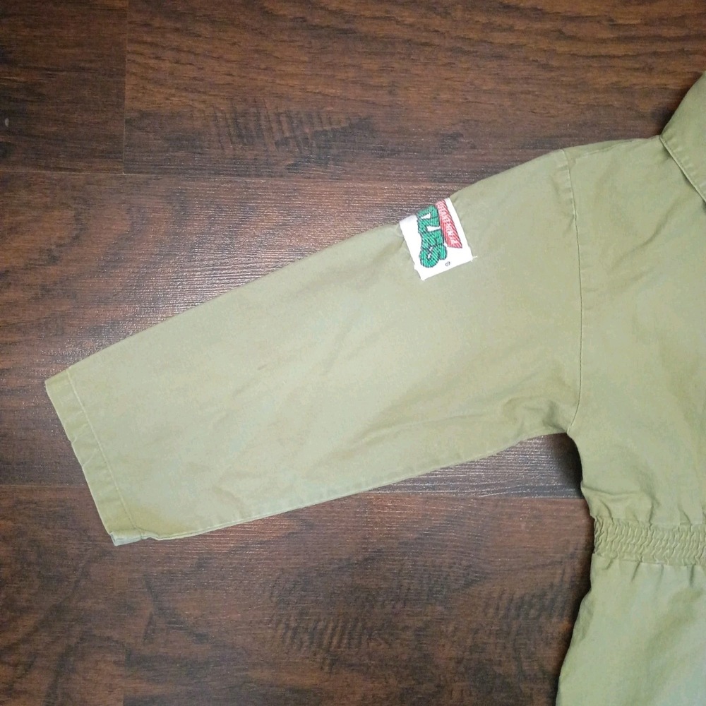 Vintage 1989 Teenage Mutant Ninja Turtles Mirage Jumpsuit Costume Size 6 Green - Picture 4 of 14